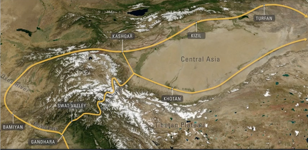 File:Silk road routes from India to China.png