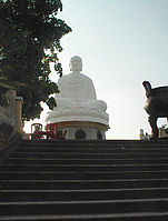 Hải Đức Buddha, the 30 ft tall statue built in 1964 at Long Sơn Pagoda in Nha Trang