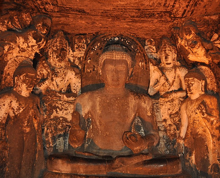 File:Ajanta Ellora buddha statue aurangabad maharastra.jpg