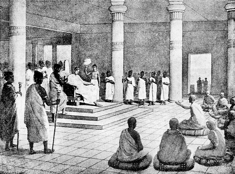 File:King Milinda ask questions.jpg