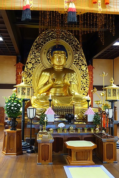 File:Buddha in Hondo - Chusonji, Hiraizumi, Iwate - DSC04802.jpg