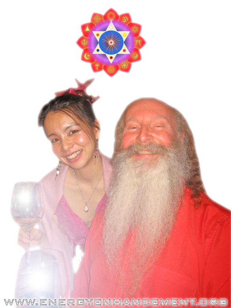 HIROMI AND SATCHIDANAND ON THE ENERGY ENHANCEMENT COURSE IN ARGENTINA JULY 2008
