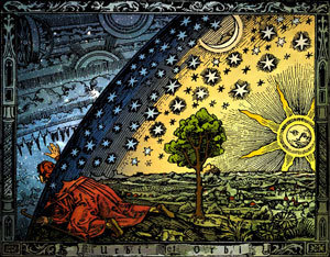 Camille Flammarion man crossing worlds boundaries Sacred Magic - Camille Flammarion man crossing worlds boundaries