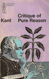 Critique of pure reason by immanuel kant