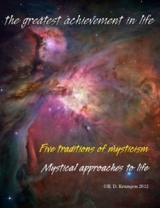 The greatest achivement in life - five traditions of mysticism Free PDF e-book