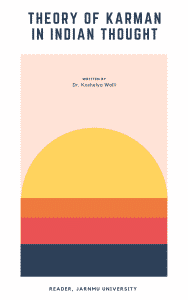 Theory of Karman in Indian Thought PDF