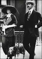 John Jacob Astor and his wife Madeleine. 