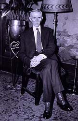 Nikola Tesla as an elderly man. 